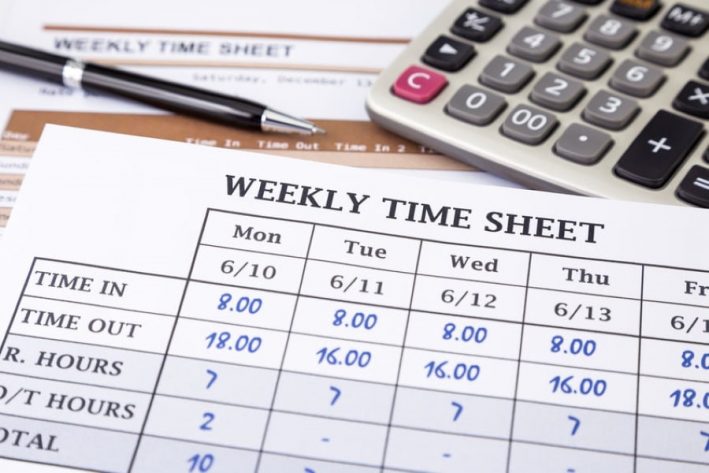 Calculating working hours